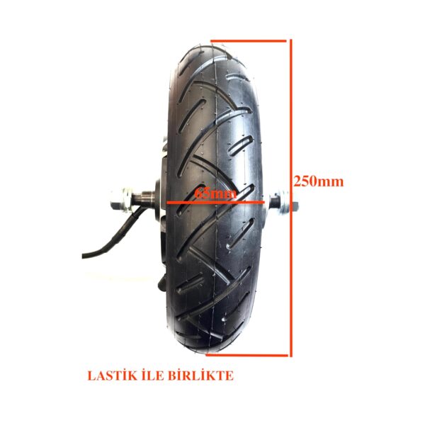 500W Elektrikli Scooter Motoru - Görsel 4